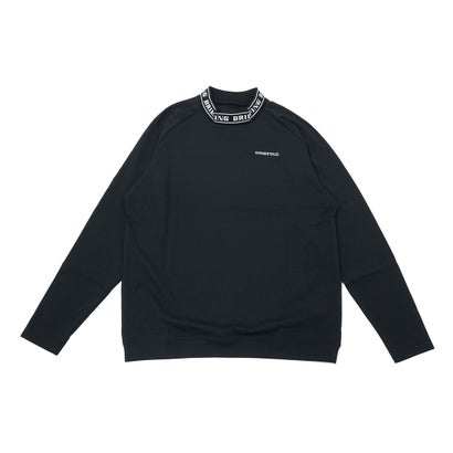 日本正規品 ゴルフ ウェア メンズ トップス ゴルフウェア 長袖 日本製 URBAN ATHLETE MEN’S NECK LOGO LS HIGHNECK（リラックスフィット） BRG263M19 （GRAY）｜詳細画像
