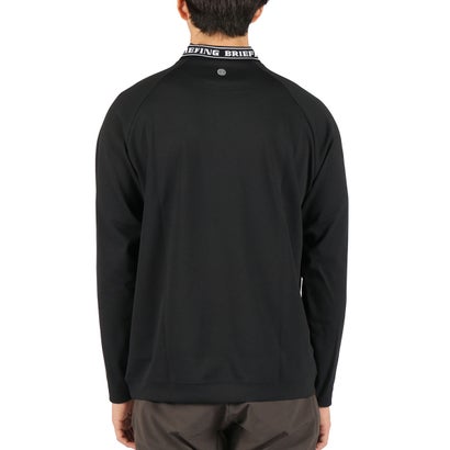 日本正規品 ゴルフ ウェア メンズ トップス ゴルフウェア 長袖 日本製 URBAN ATHLETE MEN’S NECK LOGO LS HIGHNECK（リラックスフィット） BRG263M19 （GRAY）｜詳細画像
