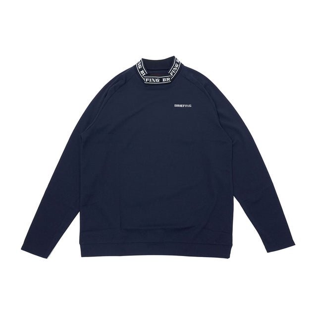 日本正規品 ゴルフ ウェア メンズ トップス ゴルフウェア 長袖 日本製 URBAN ATHLETE MEN’S NECK LOGO LS HIGHNECK（リラックスフィット） BRG263M19 （NAVY）
