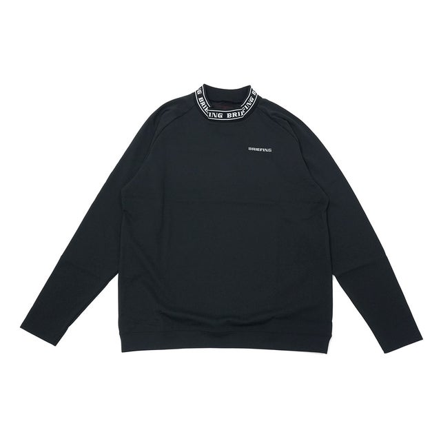 日本正規品 ゴルフ ウェア メンズ トップス ゴルフウェア 長袖 日本製 URBAN ATHLETE MEN’S NECK LOGO LS HIGHNECK（リラックスフィット） BRG263M19 （BLACK）