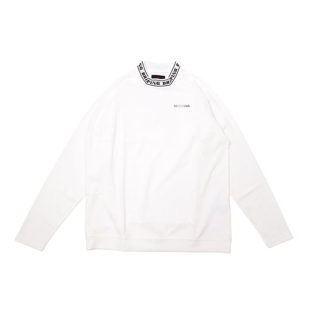 日本正規品 ゴルフ ウェア メンズ トップス ゴルフウェア 長袖 日本製 URBAN ATHLETE MEN’S NECK LOGO LS HIGHNECK（リラックスフィット） BRG263M19 （WHITE）
