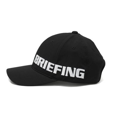日本正規品 ゴルフメンズ 帽子 BRIEFING GOLF キャップ 刺繍 6パネル URBAN ATHLETE MEN’S WR CORDURA ROUND LOGO CAP BRG263M97 （BLACK）｜詳細画像