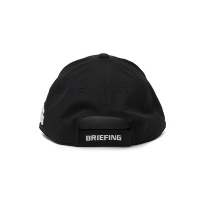 日本正規品 ゴルフメンズ 帽子 BRIEFING GOLF キャップ 刺繍 6パネル URBAN ATHLETE MEN’S WR CORDURA ROUND LOGO CAP BRG263M97 （BLACK）｜詳細画像
