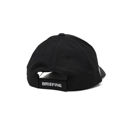 日本正規品 ゴルフメンズ 帽子 BRIEFING GOLF キャップ 刺繍 6パネル URBAN ATHLETE MEN’S WR CORDURA ROUND LOGO CAP BRG263M97 （BLACK）｜詳細画像