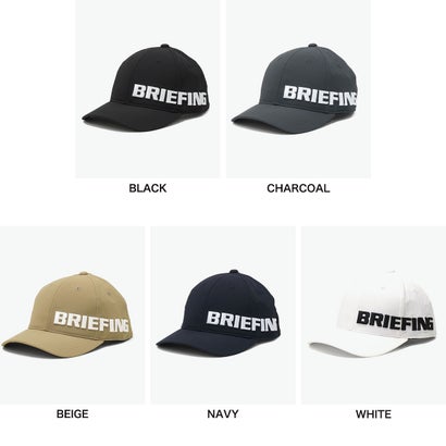 日本正規品 ゴルフメンズ 帽子 BRIEFING GOLF キャップ 刺繍 6パネル URBAN ATHLETE MEN’S WR CORDURA ROUND LOGO CAP BRG263M97 （BLACK）｜詳細画像