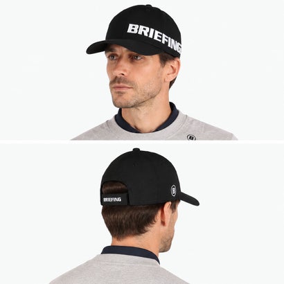 日本正規品 ゴルフメンズ 帽子 BRIEFING GOLF キャップ 刺繍 6パネル URBAN ATHLETE MEN’S WR CORDURA ROUND LOGO CAP BRG263M97 （BLACK）｜詳細画像