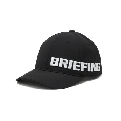 日本正規品 ゴルフメンズ 帽子 BRIEFING GOLF キャップ 刺繍 6パネル URBAN ATHLETE MEN’S WR CORDURA ROUND LOGO CAP BRG263M97 （BLACK）｜詳細画像