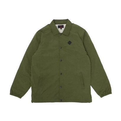 ブリーフィング BRIEFING 日本正規品 ジャケット コーチジャケット ブルゾン メンズ 冬 長袖 ゴルフジャケット アウター 軽量 URBAN ATHLETE BACK FLEECE COACH JACKET BRG263M40 （オリーブ）｜詳細画像