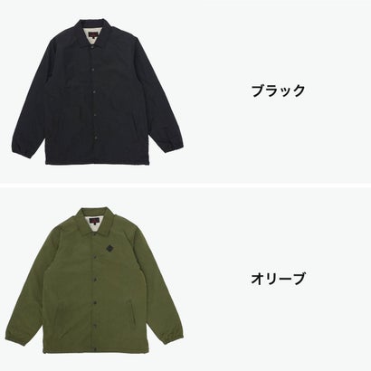 ブリーフィング BRIEFING 日本正規品 ジャケット コーチジャケット ブルゾン メンズ 冬 長袖 ゴルフジャケット アウター 軽量 URBAN ATHLETE BACK FLEECE COACH JACKET BRG263M40 （ブラック）｜詳細画像