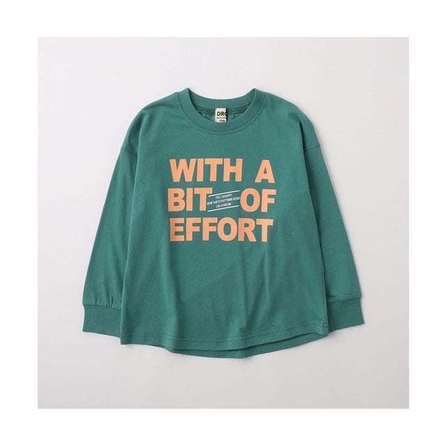 【WEB限定/DRC】アソートグラフィックゆったり長袖Tシャツ （61:グリーン）