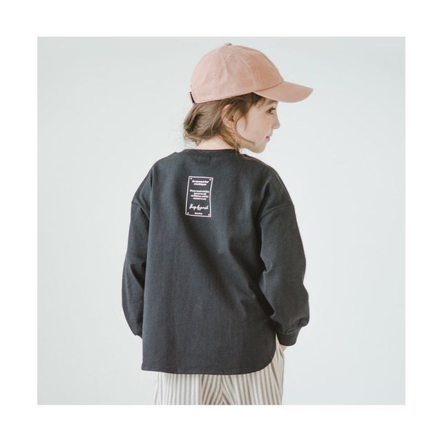 BIGシルエット長袖Tシャツ （ブラック）
