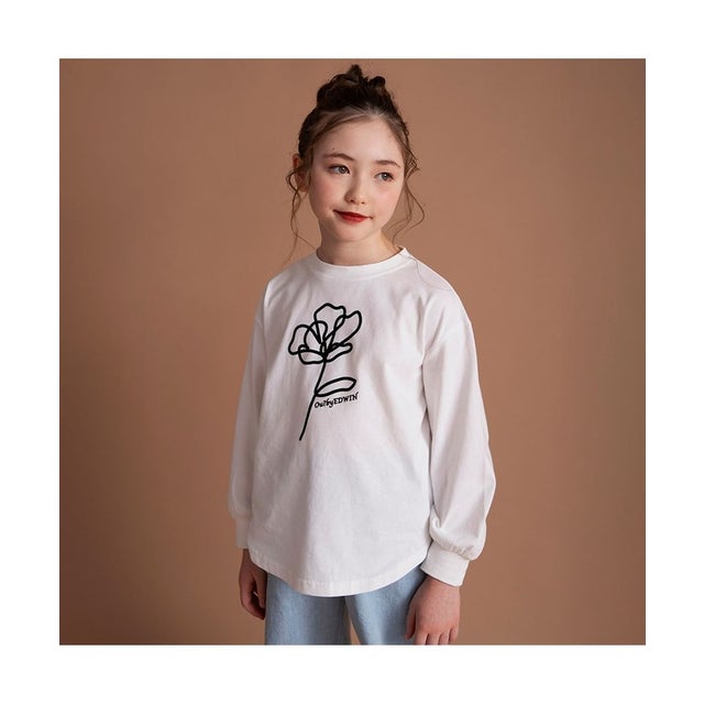 【Ou? by EDWIN】アソート長袖Tシャツ （オフホワイト）
