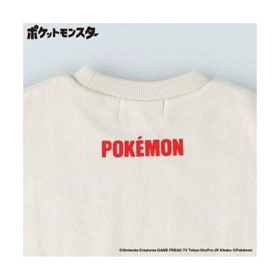 【ポケットモンスター（ポケモン）】裏起毛トレーナー （91:アイボリー2）｜詳細画像