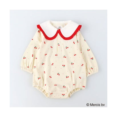 ブランシェス branshes 【miffy/ミッフィー】おしりモチーフ長袖カバーオール （レッド）｜詳細画像