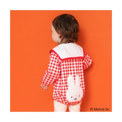 ブランシェス branshes 【miffy/ミッフィー】おしりモチーフ長袖カバーオール （レッド）｜詳細画像