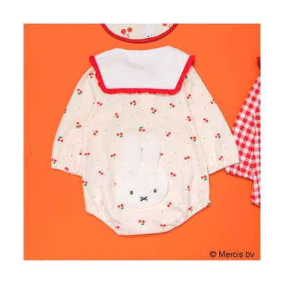 ブランシェス branshes 【miffy/ミッフィー】おしりモチーフ長袖カバーオール （レッド）｜詳細画像