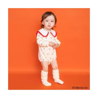 ブランシェス branshes 【miffy/ミッフィー】おしりモチーフ長袖カバーオール （レッド）｜詳細画像
