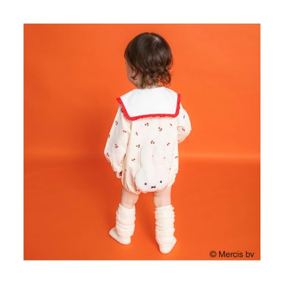 ブランシェス branshes 【miffy/ミッフィー】おしりモチーフ長袖カバーオール （レッド）｜詳細画像
