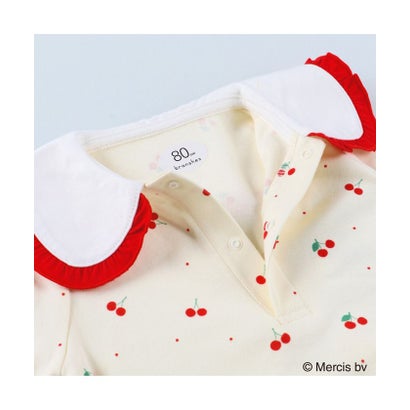 ブランシェス branshes 【miffy/ミッフィー】おしりモチーフ長袖カバーオール （レッド）｜詳細画像
