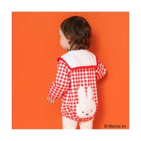 【miffy/ミッフィー】おしりモチーフ長袖カバーオール （レッド）