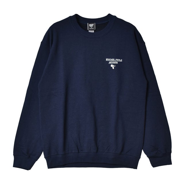 DESTROY THE TOILET CREW SWEAT スウェット （ネイビー）