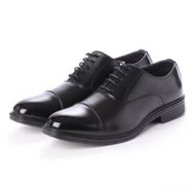ビジネスシューズ メンズ ストレートチップ 歩きやすい 片足約200g(26cm)軽量消臭機能付き 紳士靴（BLACK）