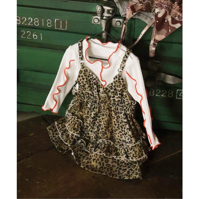 【リンク】Camo・Leopa2Pボディーオール 【返品不可商品】 （キャメル）