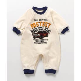 NET別注【リンク】裏毛バラエティカバーオール 【返品不可商品】 （キナリ）