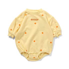 【リンク】袖タックいっぱいボディーオール  【返品不可商品】 （イエロー）