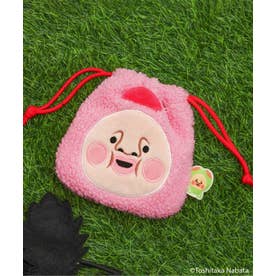 こびとづかん フェイス巾着 （ピンク）