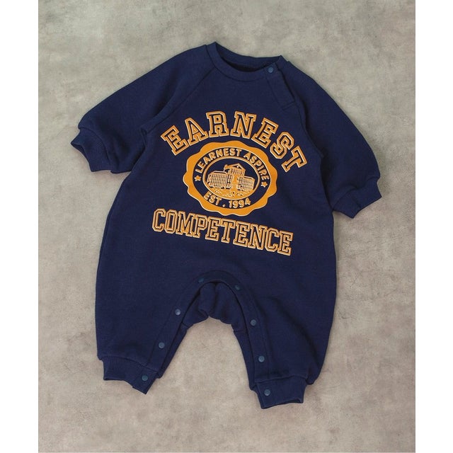 【リンク】Boy's カレッジカバーオール 【返品不可商品】 （ネイビーブルー）