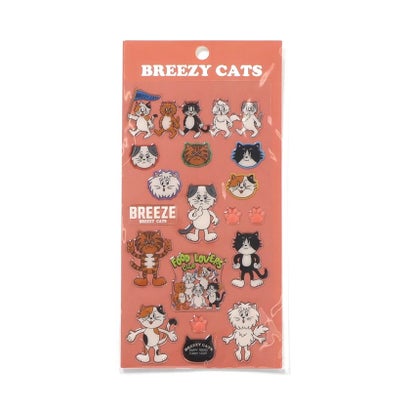 BREEZY CATS つやつやレジンシール （レインボー）｜詳細画像