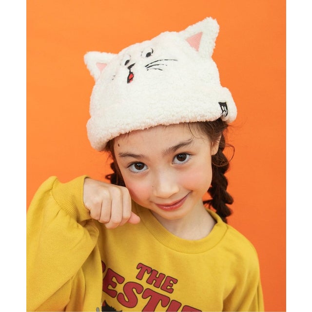 BREEZY CATS フィッシャーマンボアキャップ （アイボリー）