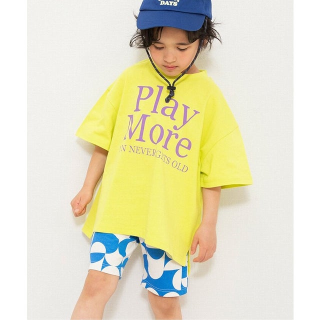 WEB限定  ビッグシルエットネオンTシャツ （ライム）
