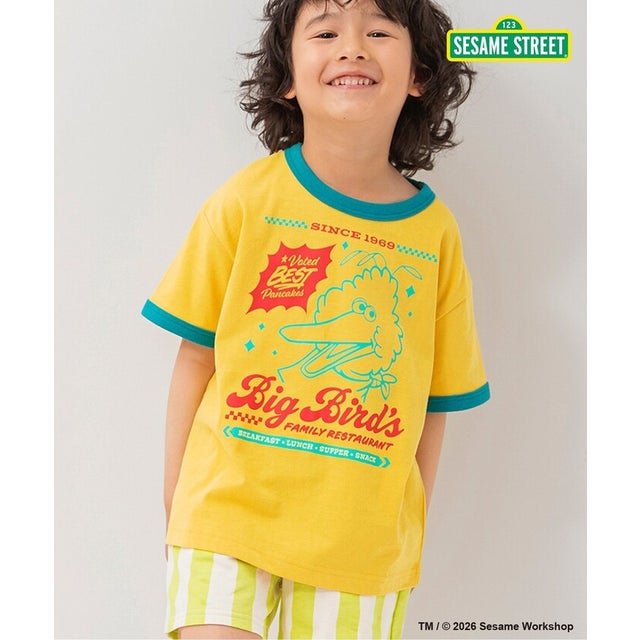 WEB限定 セサミストリートTシャツ （イエロー）