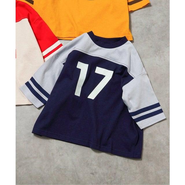 ナンバリングTシャツ （ネイビーブルー）