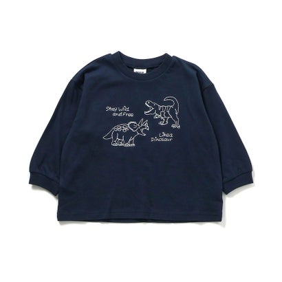 ブリーズ BREEZE WEB限定  色んな刺繍Tシャツ  （チャコール）｜詳細画像