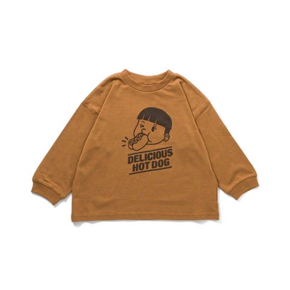 ブリーズ BREEZE WEB限定  ゆったりシルエットグラフィックバリエーションTシャツ  （ベージュ）｜詳細画像
