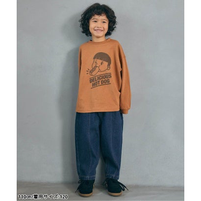 ブリーズ BREEZE WEB限定  ゆったりシルエットグラフィックバリエーションTシャツ  （ベージュ）｜詳細画像