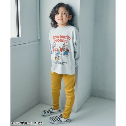 ブリーズ BREEZE WEB限定  ゆったりシルエットグラフィックバリエーションTシャツ  （ベージュ）｜詳細画像