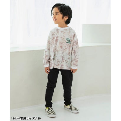WEB限定  タイダイ風プリントTシャツ  （ピンク）｜詳細画像