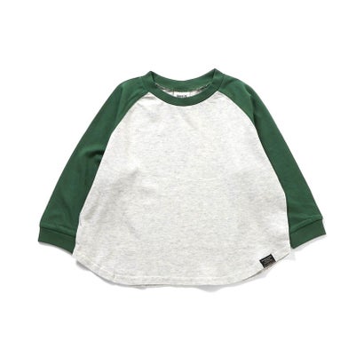 WEB限定  ラグランカラバリTシャツ （グリーン）｜詳細画像
