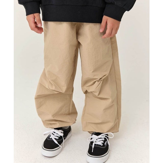 WEB限定  KUDOZ.B パラシュートパンツ  10分丈 （ベージュ）