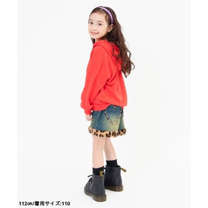 裾ボアショートパンツ ショート丈 （ブラウン）｜詳細画像