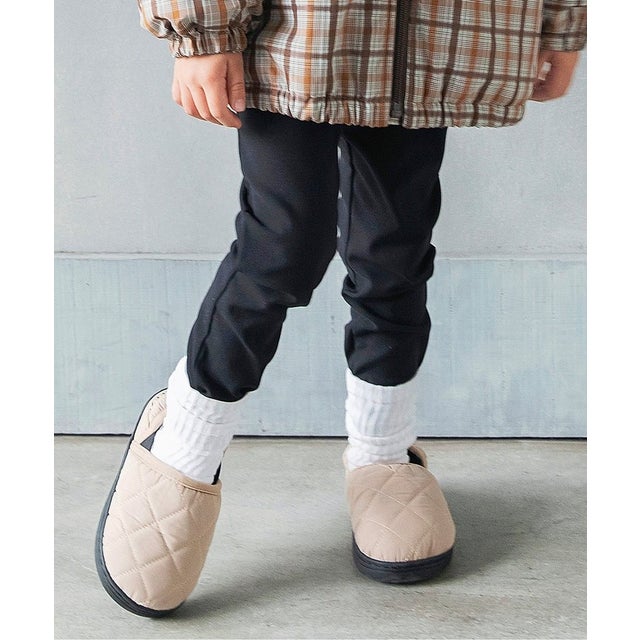 あったからくらくスキニーパンツ  10分丈 スーパーストレッチ （ブラック）