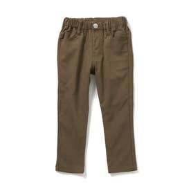 あったからくらくスキニーパンツ  10分丈 スーパーストレッチ （ブラウン）