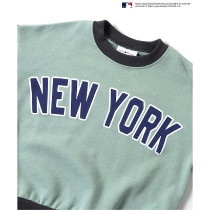 WEB限定  【MLB】ワッペントレーナー(セットアップ可) （サックス）｜詳細画像
