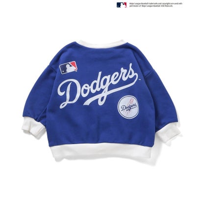 WEB限定 【MLB】バックプリントBIGロゴトレーナー （ネイビーブルー）｜詳細画像