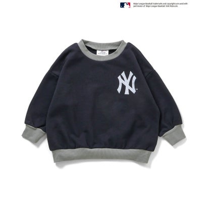 WEB限定 【MLB】バックプリントBIGロゴトレーナー （グレー）｜詳細画像