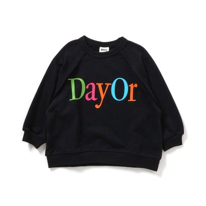 ブリーズ BREEZE NET別注【DayOr】ロゴプリント裏毛トレーナー （ブラック）｜詳細画像